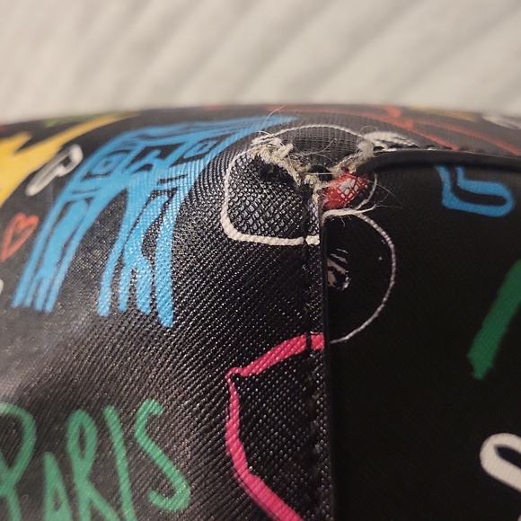 Karl Lagerfeld Black Multi Color Tote - Picture 14 of 16